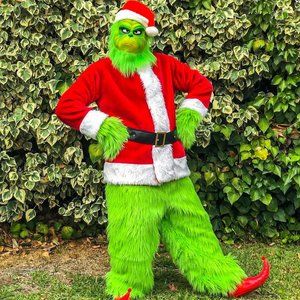 Complete Grinch Costume 9 Pieces!